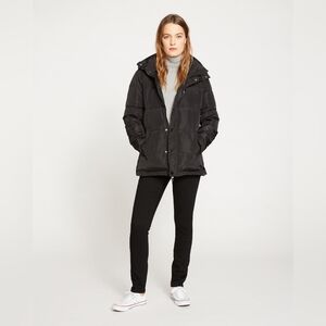 Universal Standard Rainier Zip Up Black Puffer Coat Size 14/16 (S)